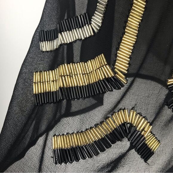 I Jeans By Buffalo Beaded Semi Sheer Tank - Picture 6 of 9